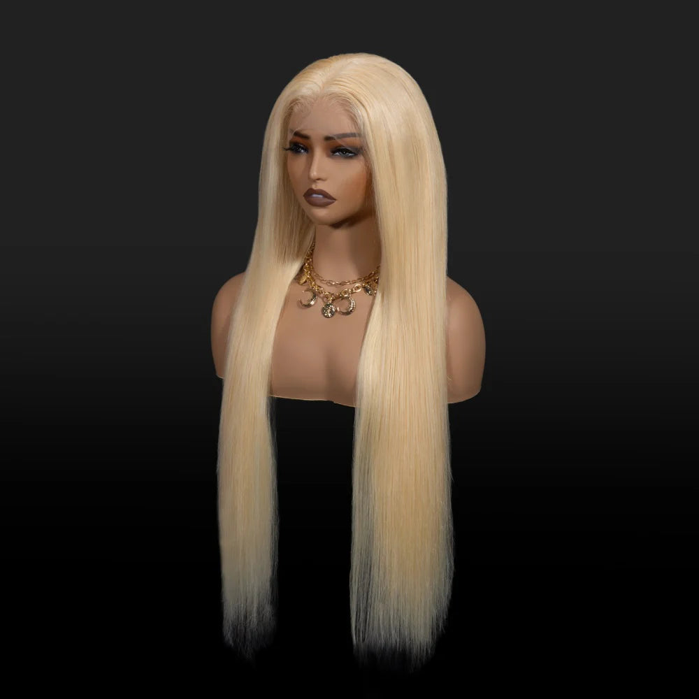 613 HD Blonde Straight Wig